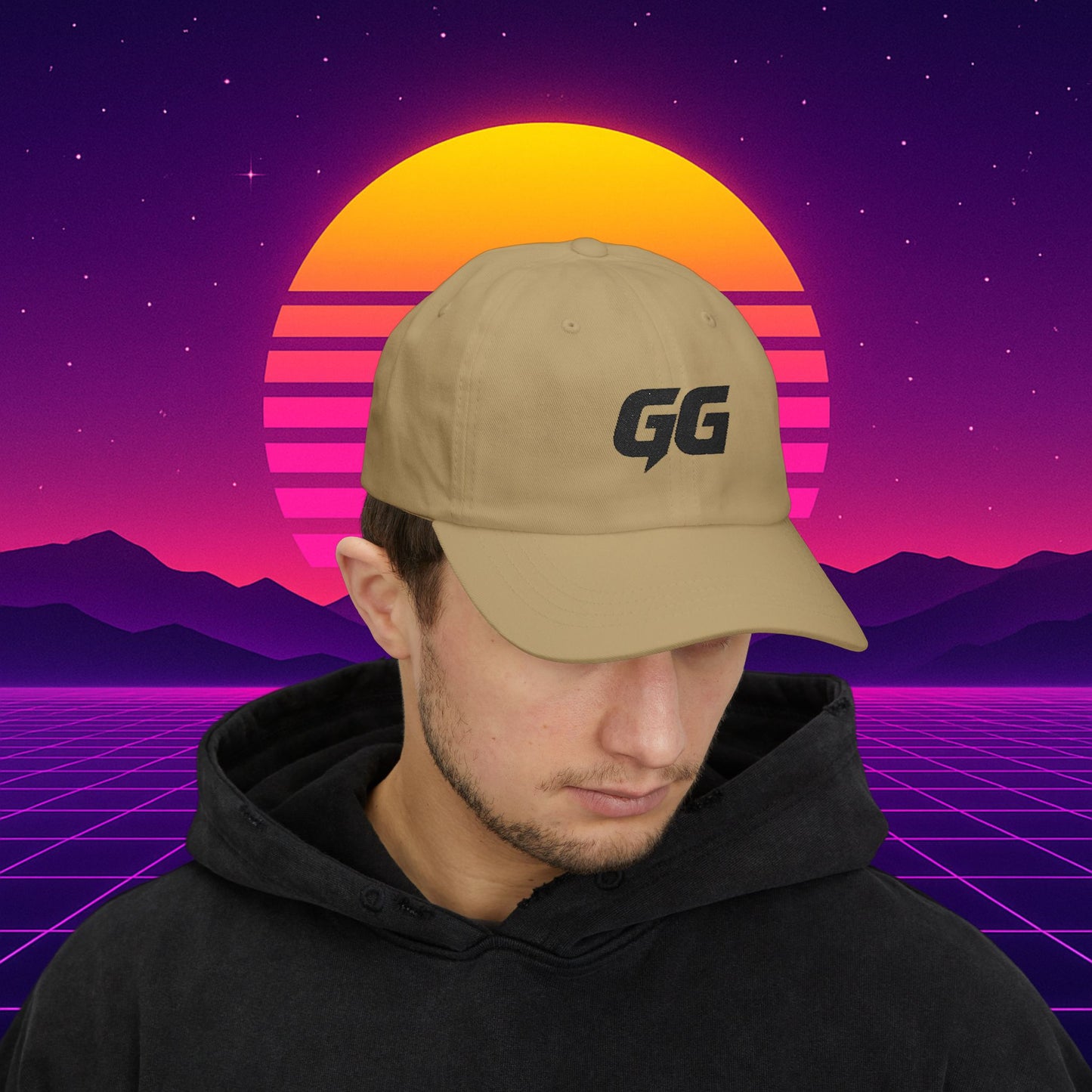 Classic GG Dad Hat (Black)