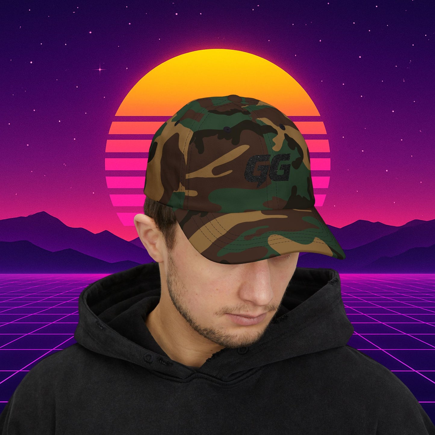 Classic GG Dad Hat (Black)